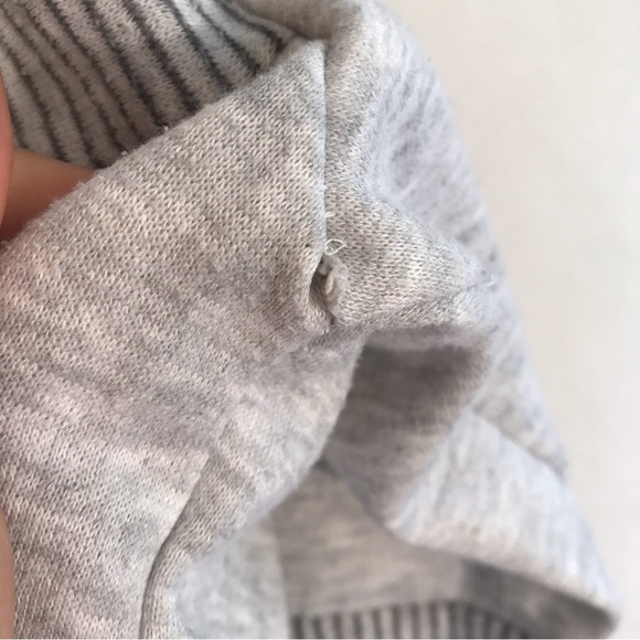 Vintage crew neck collared Santa Barbara pullover sweatshirt partial zip neck - Picture 7 of 8